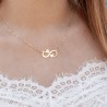 Cadena huella infinito