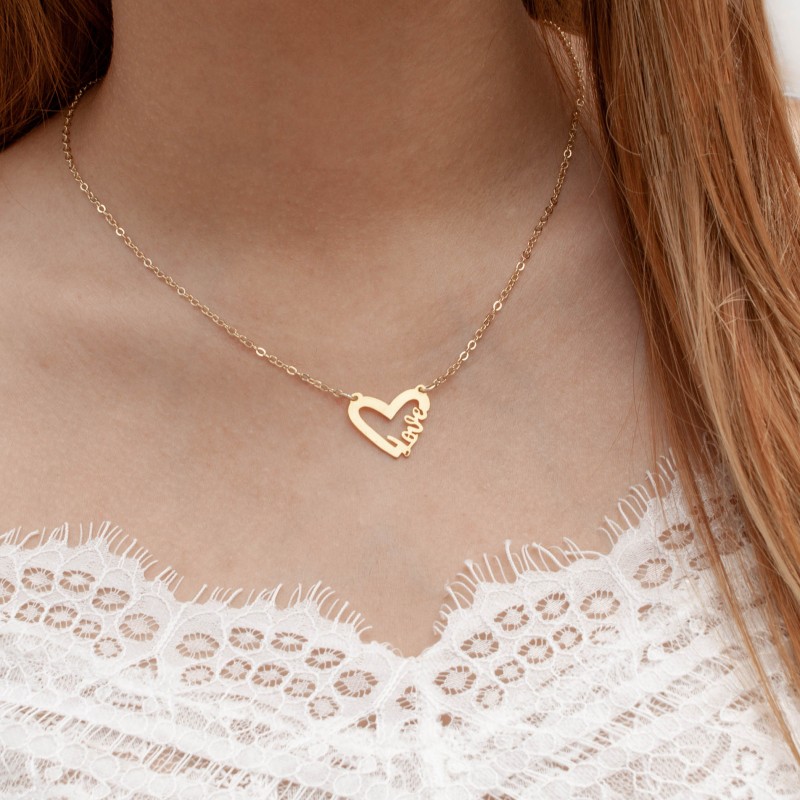 Cadena corazón love