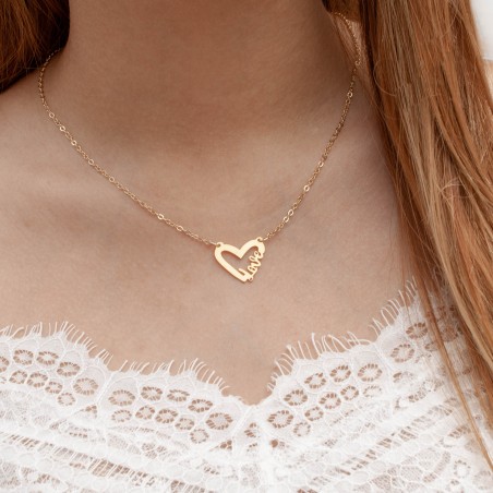 Cadena corazón love