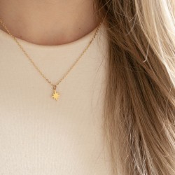 Cadena mini estrella polar