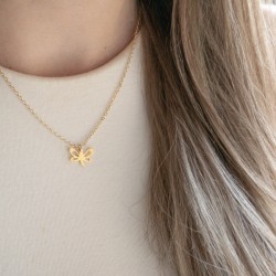 Cadena mini libélula