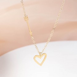 Cadena corazón flechado