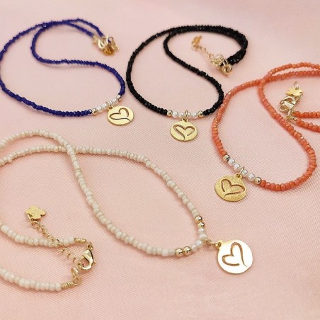Collar cristal corazón