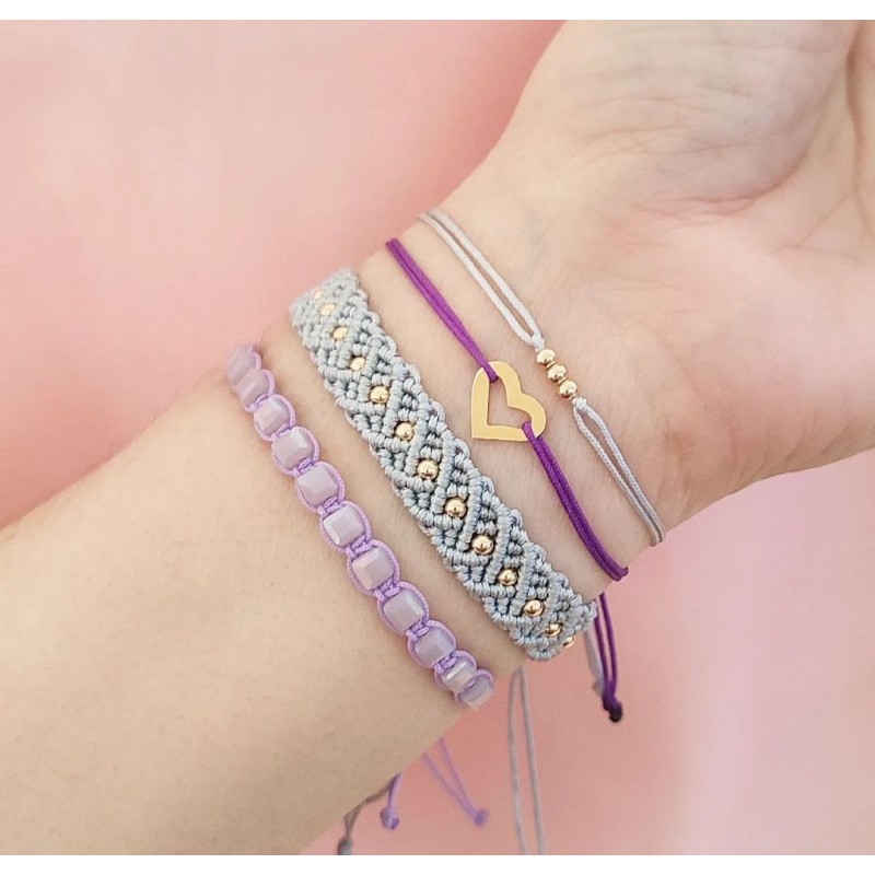 Mix de pulseras corazón